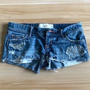 Women’s Hollister Bejeweled Denim Shorts